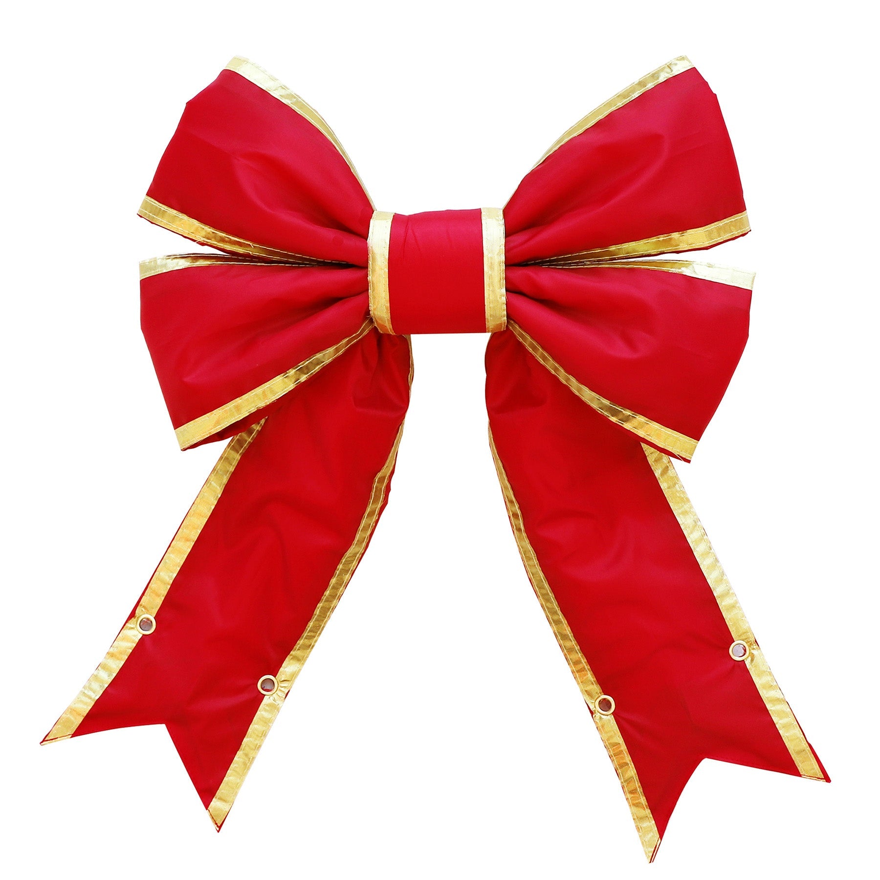 Canvas Structural Christmas Bow - Outdoor UV Treated (12")