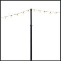 Fiberglass Pole for patio lights