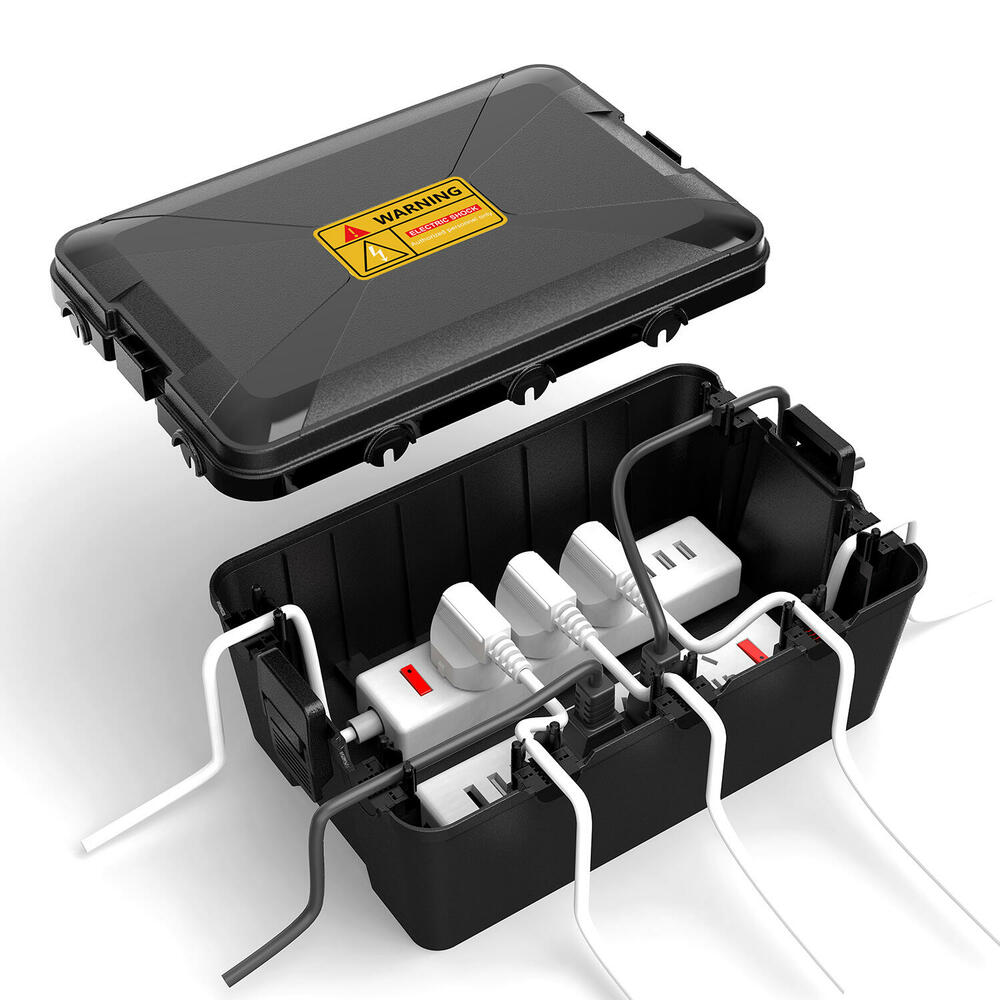 Weatherproof Boxes for Controllers and Connections - Black (Medium)