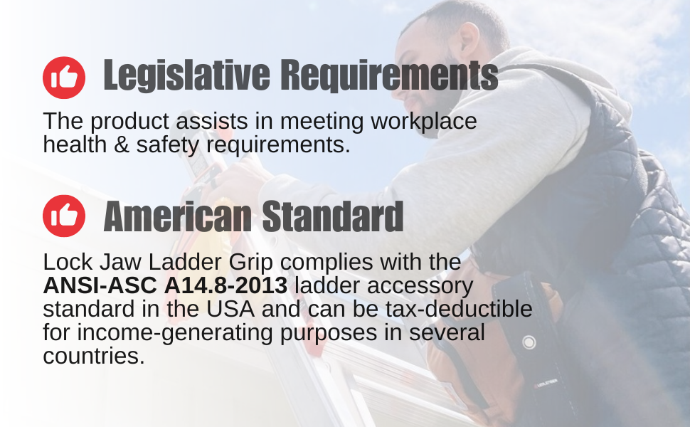 Lock Jaw Ladder Stabilizer