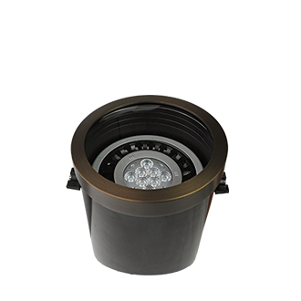 Flat / Angled Aluminum Cover for Olson Well Light