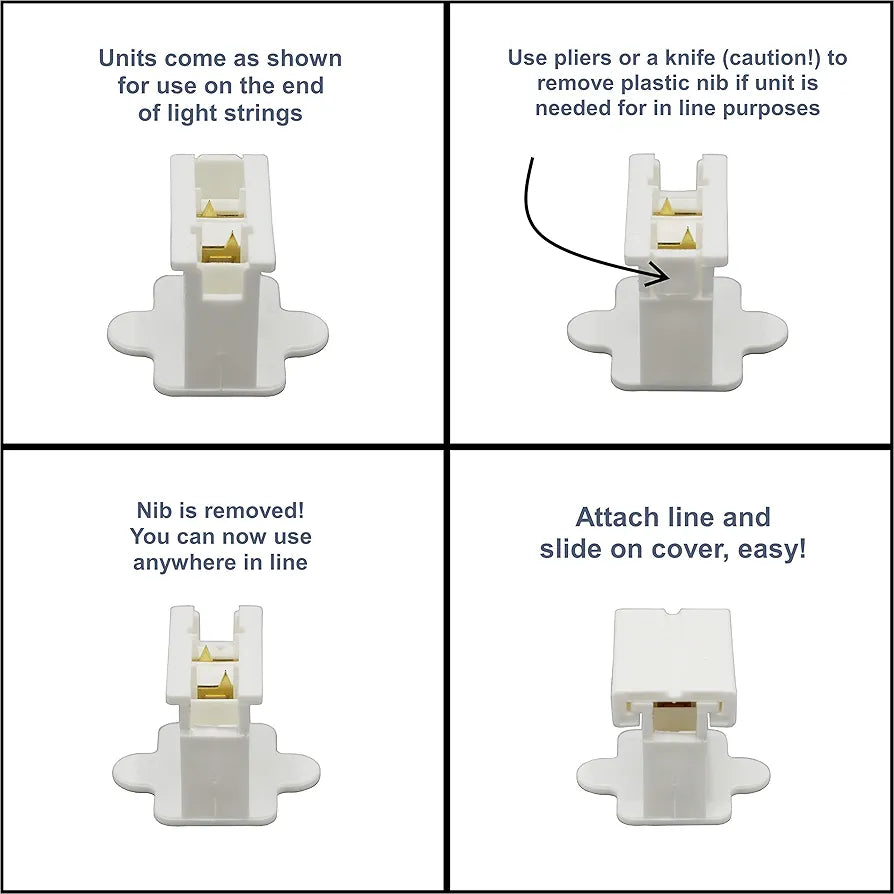 SPT2 Slide-On Plugs (Male & Female) - Bag of 25
