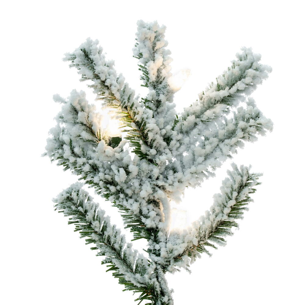 Flocked Alpine Accent Tree - Slim Profile (3' - 6')