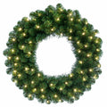 Oregon Fir Wreath - Battery Operated Wreath – 24in