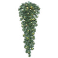 36" Deluxe Oregon Teardrop - Warm White - Battery Operated w/ Timer Foliage