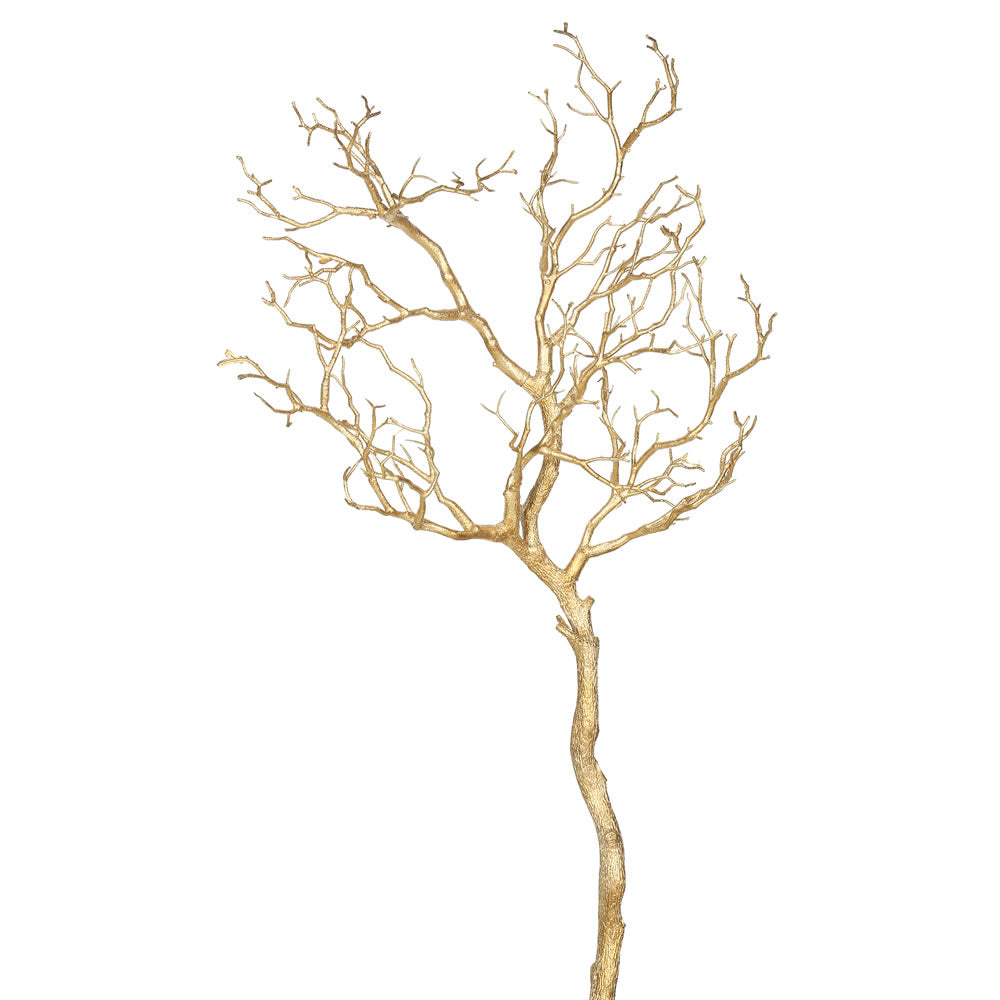 38" Artificial Manzanita Branch-Gold