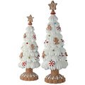 13-15" Resin Sweets Tree  - Set Of 2