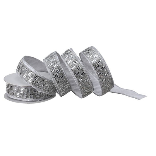 1.5" Ribbon - Jeweled Gatsby - 5 yard Roll