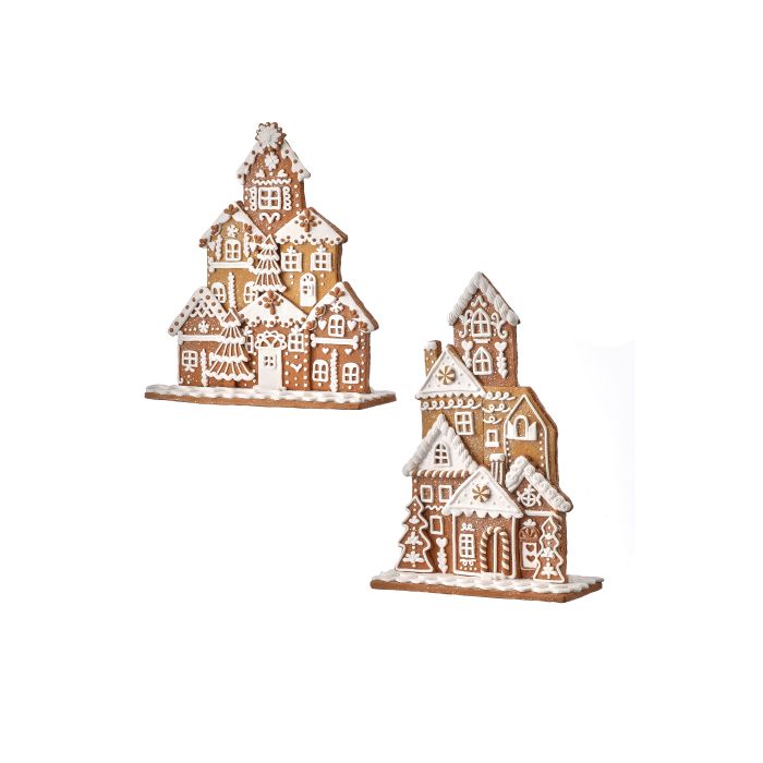 12" Sugar/ Spice Village House - Set of 2