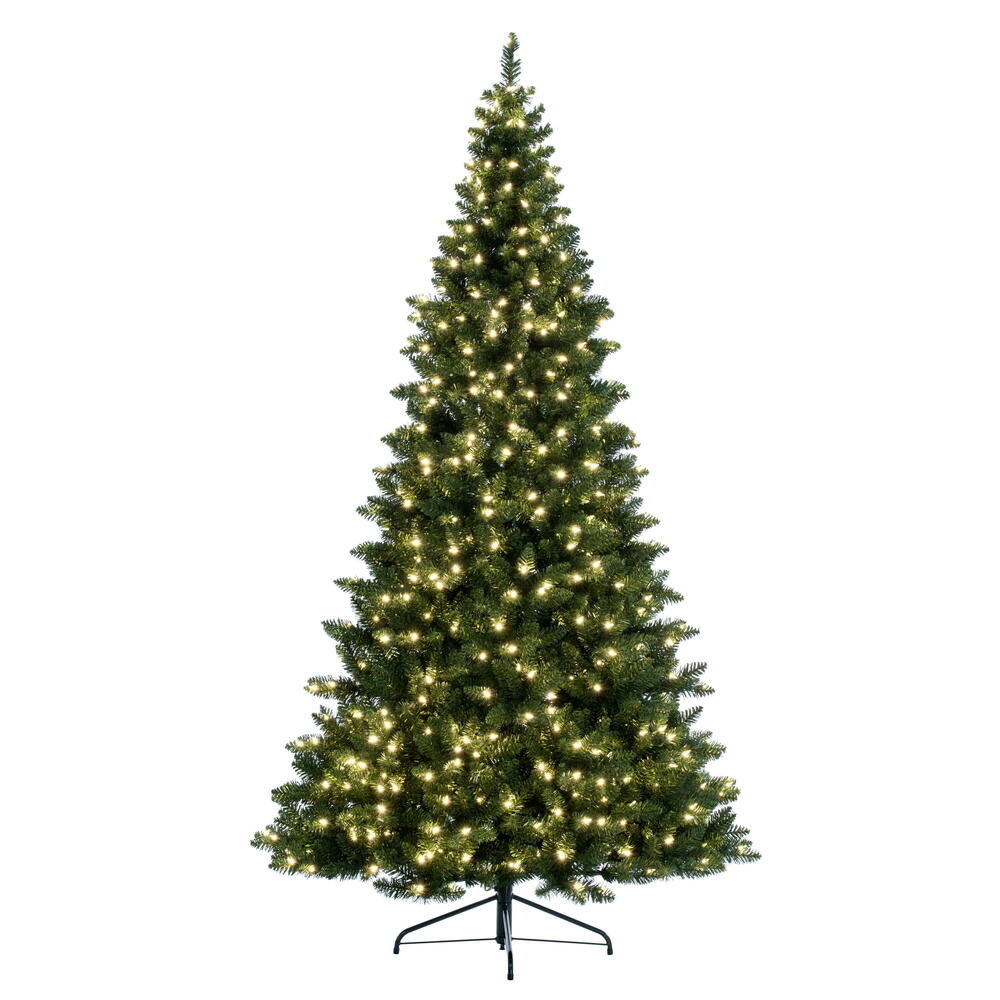 Chapel Half Christmas Tree with Warm White Lights (7.5' and 9')