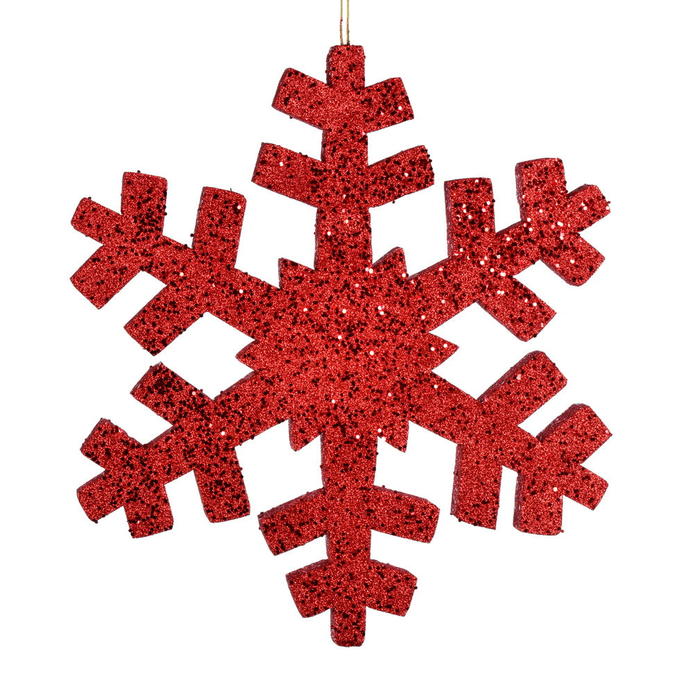 Outdoor Glitter Snowflake - Sizes 8" -  36"
