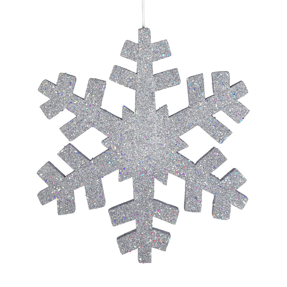 Outdoor Glitter Snowflake - Sizes 8" -  36"