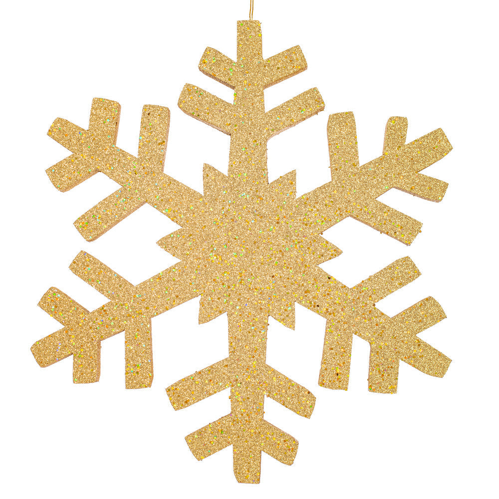 Outdoor Glitter Snowflake - Sizes 8" -  36"
