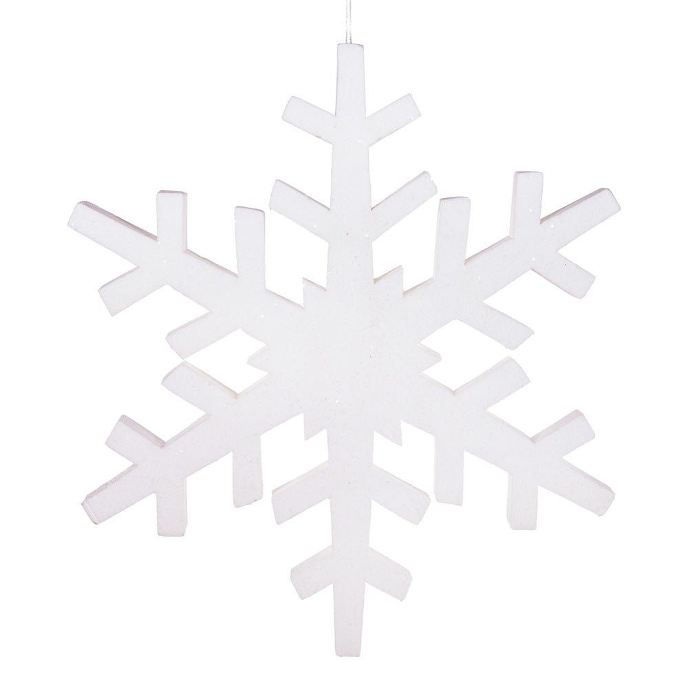 Outdoor Glitter Snowflake - Sizes 8" -  36"