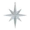 12" Glitter Bethlehem Star - Set of 2