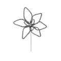 18" Micro Beaded Poinsettia Stem