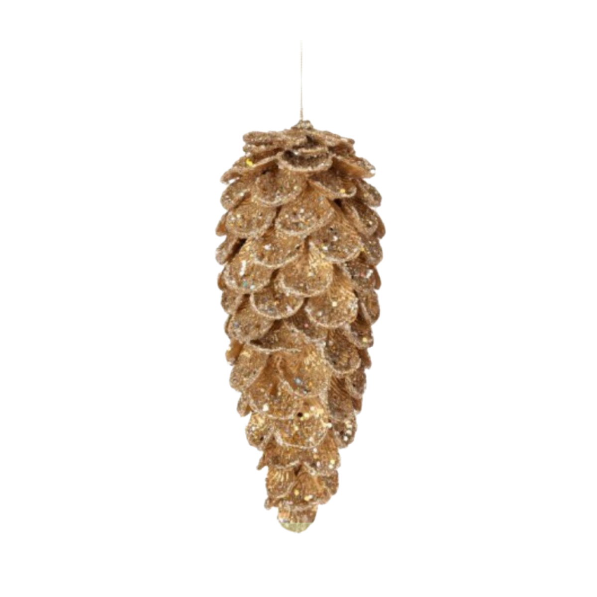 11.5" Iced Jewel Pinecone Ornament