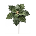 22" Garden Holiday Poinsettia Stem