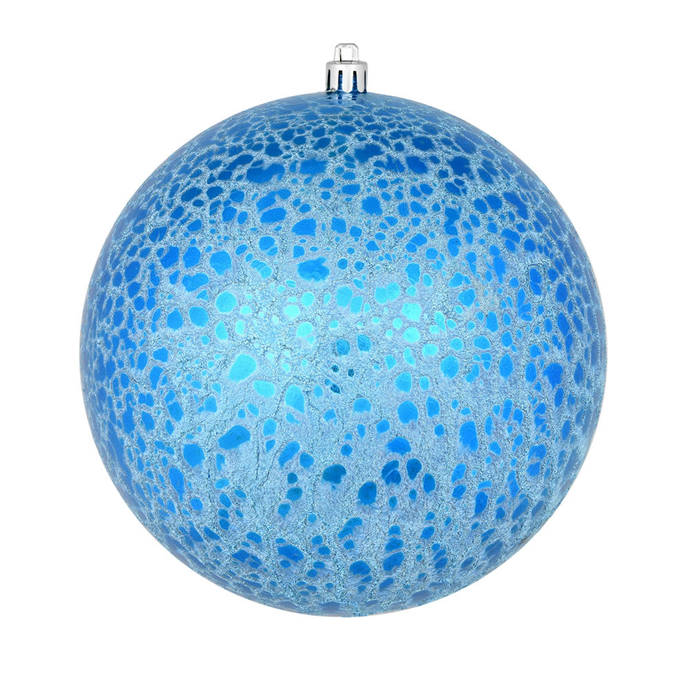 8" Crackle Ball Ornament