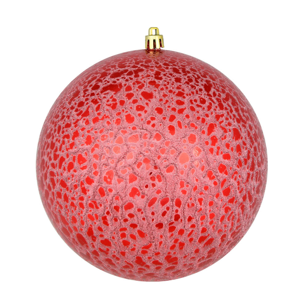 8" Crackle Ball Ornament