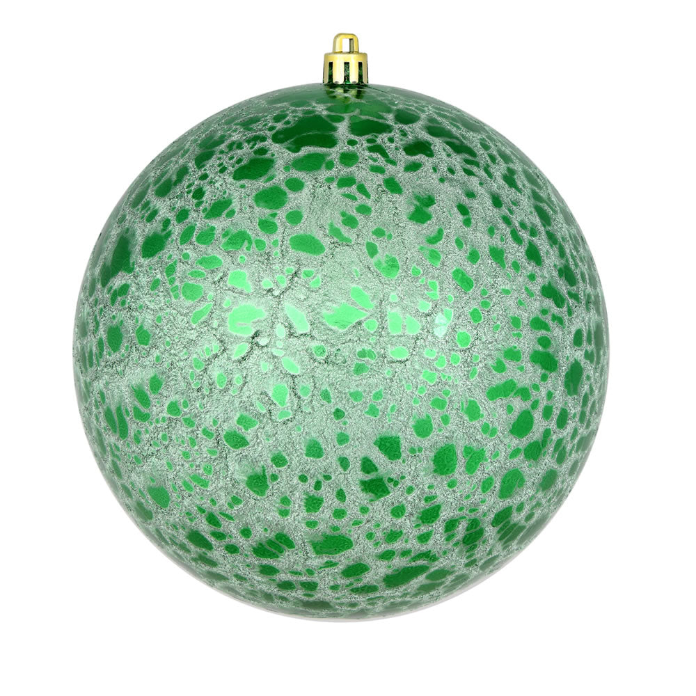 8" Crackle Ball Ornament