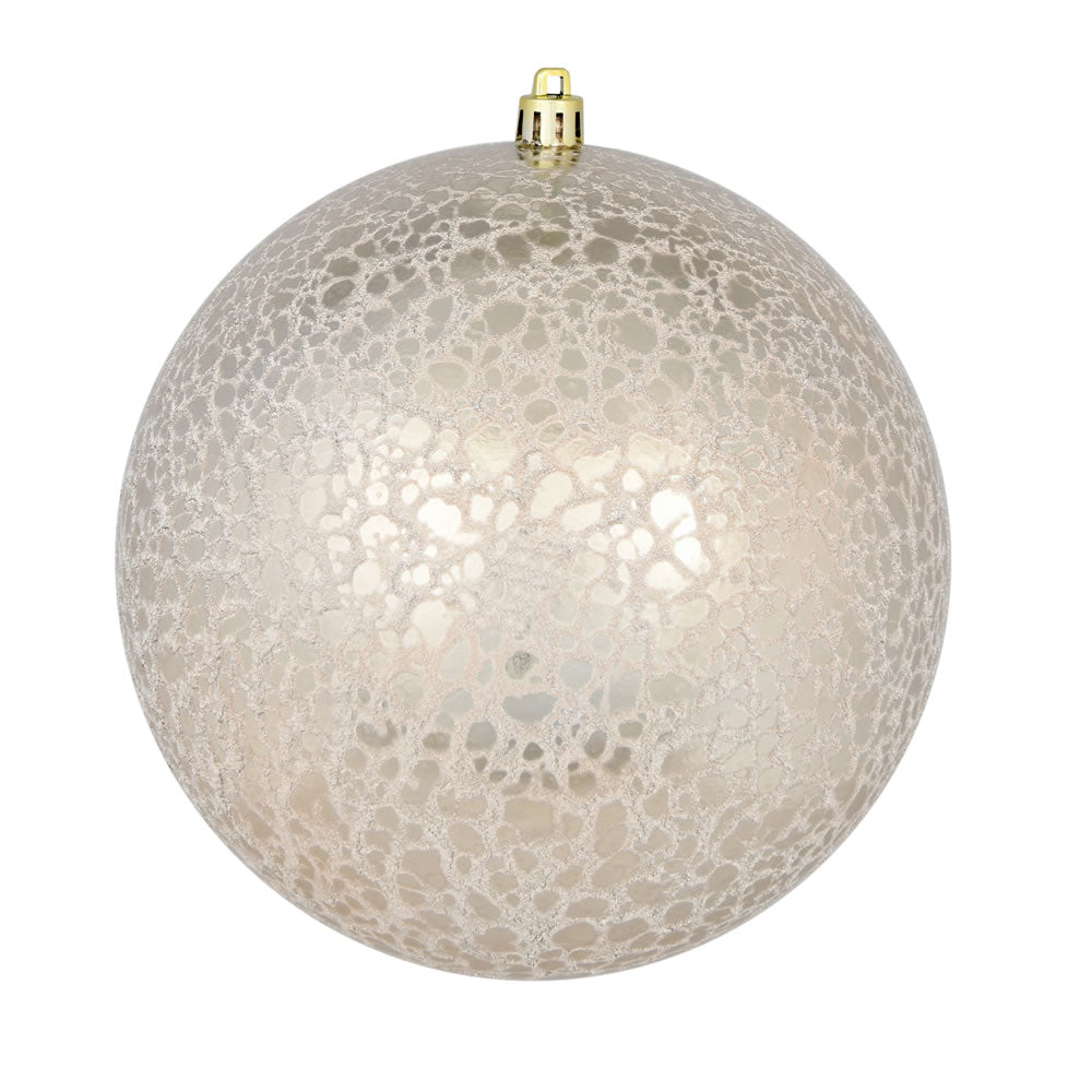 8" Crackle Ball Ornament