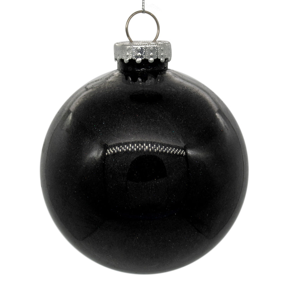 6" Glitter Clear Ball - Set of 4