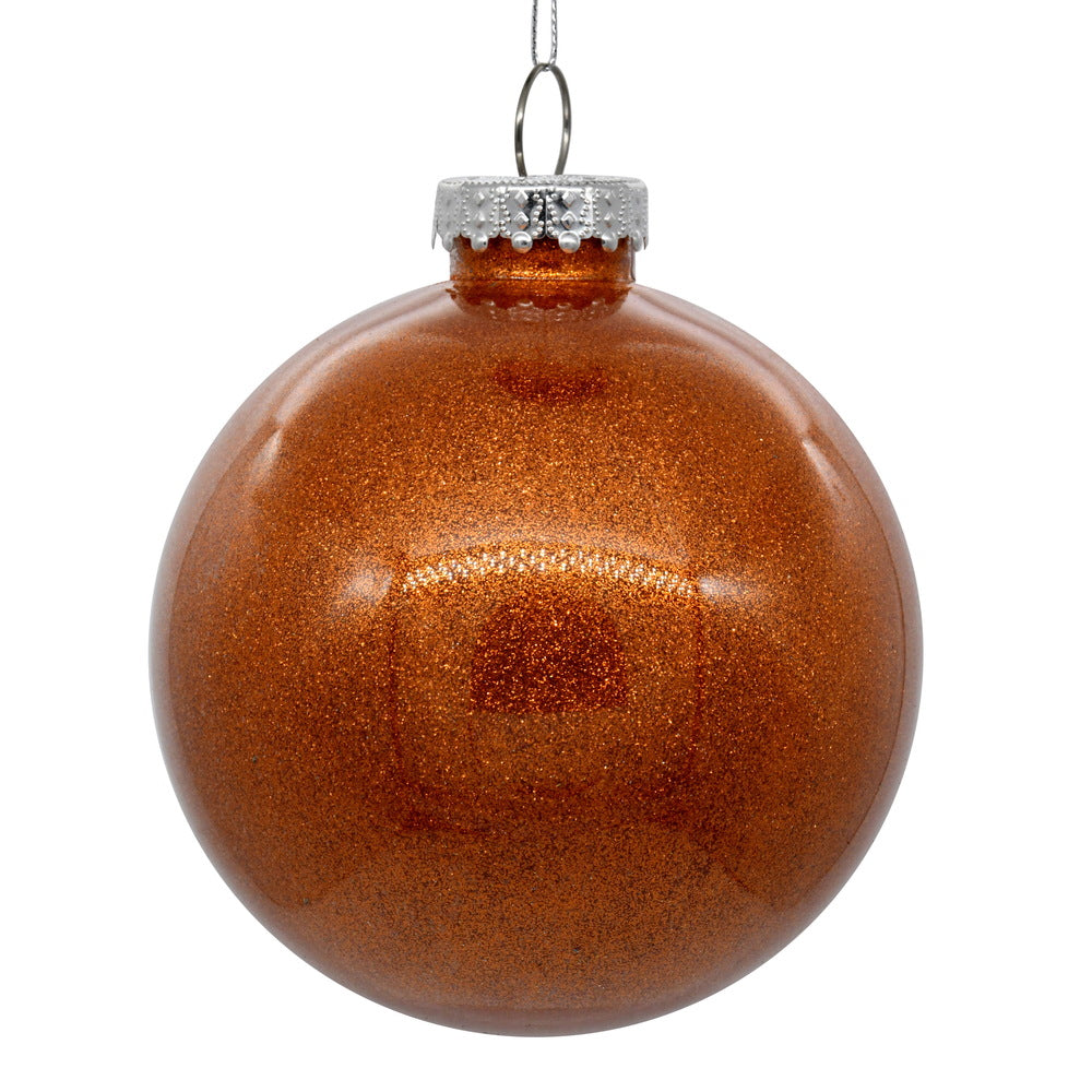 6" Glitter Clear Ball - Set of 4