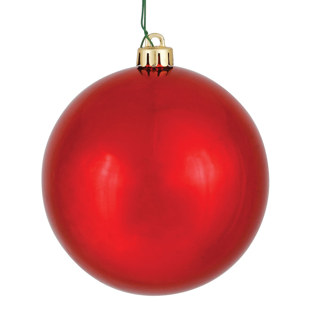 Red - Shatterproof Ball Christmas Tree Ornaments