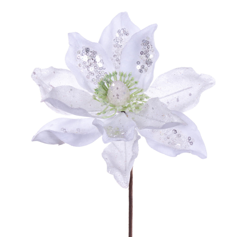 15" Deluxe Magnolia 8" Flower - Set of 6