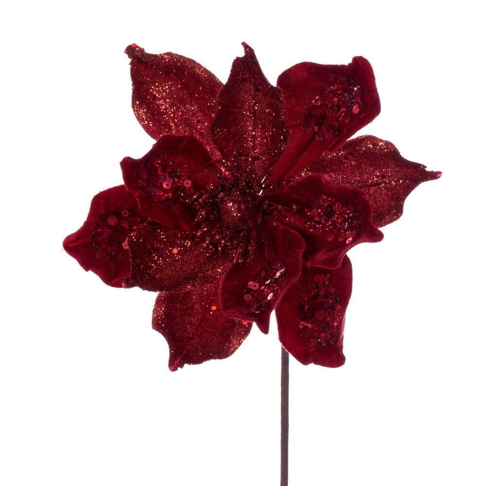 15" Deluxe Magnolia 8" Flower - Set of 6