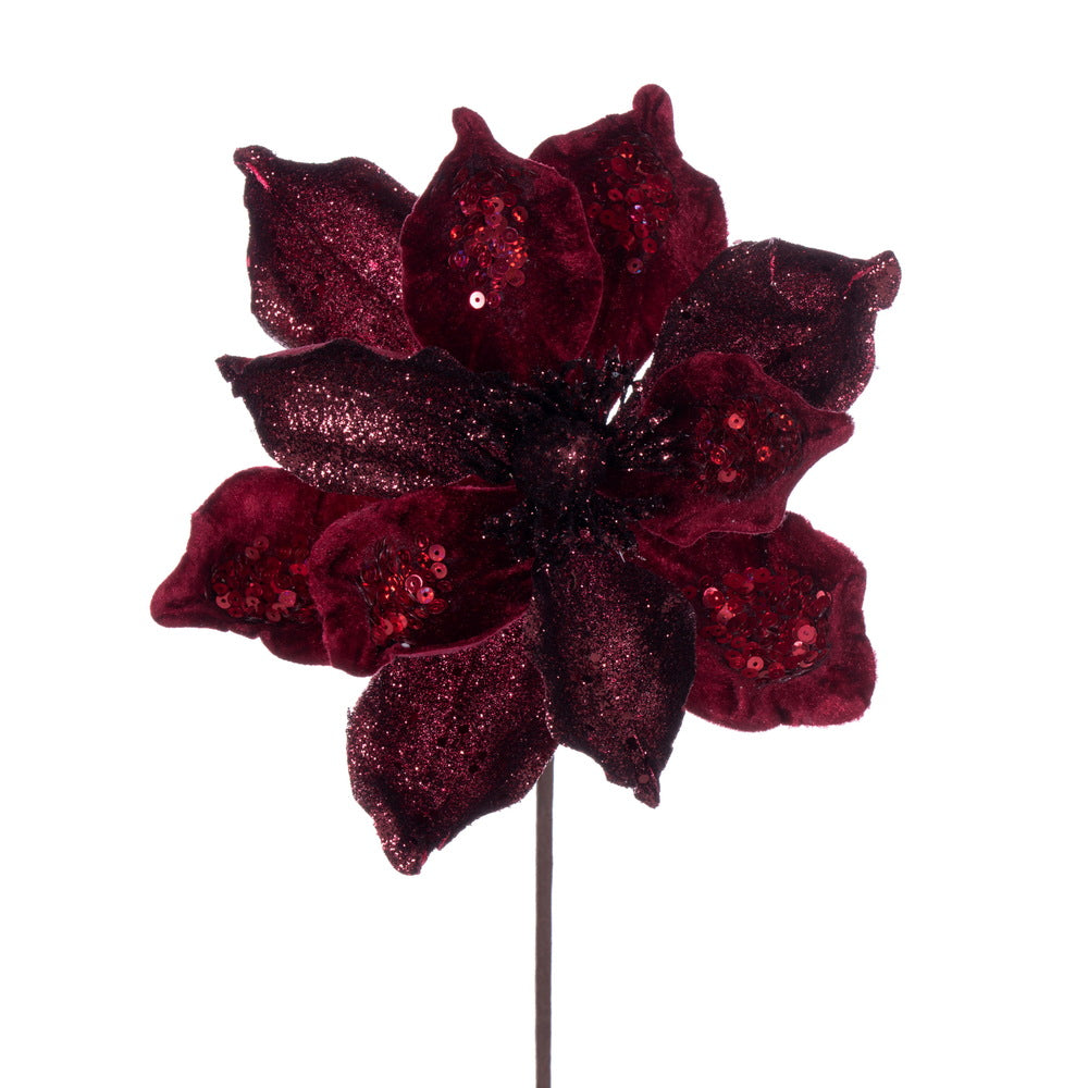 15" Deluxe Magnolia 8" Flower - Set of 6