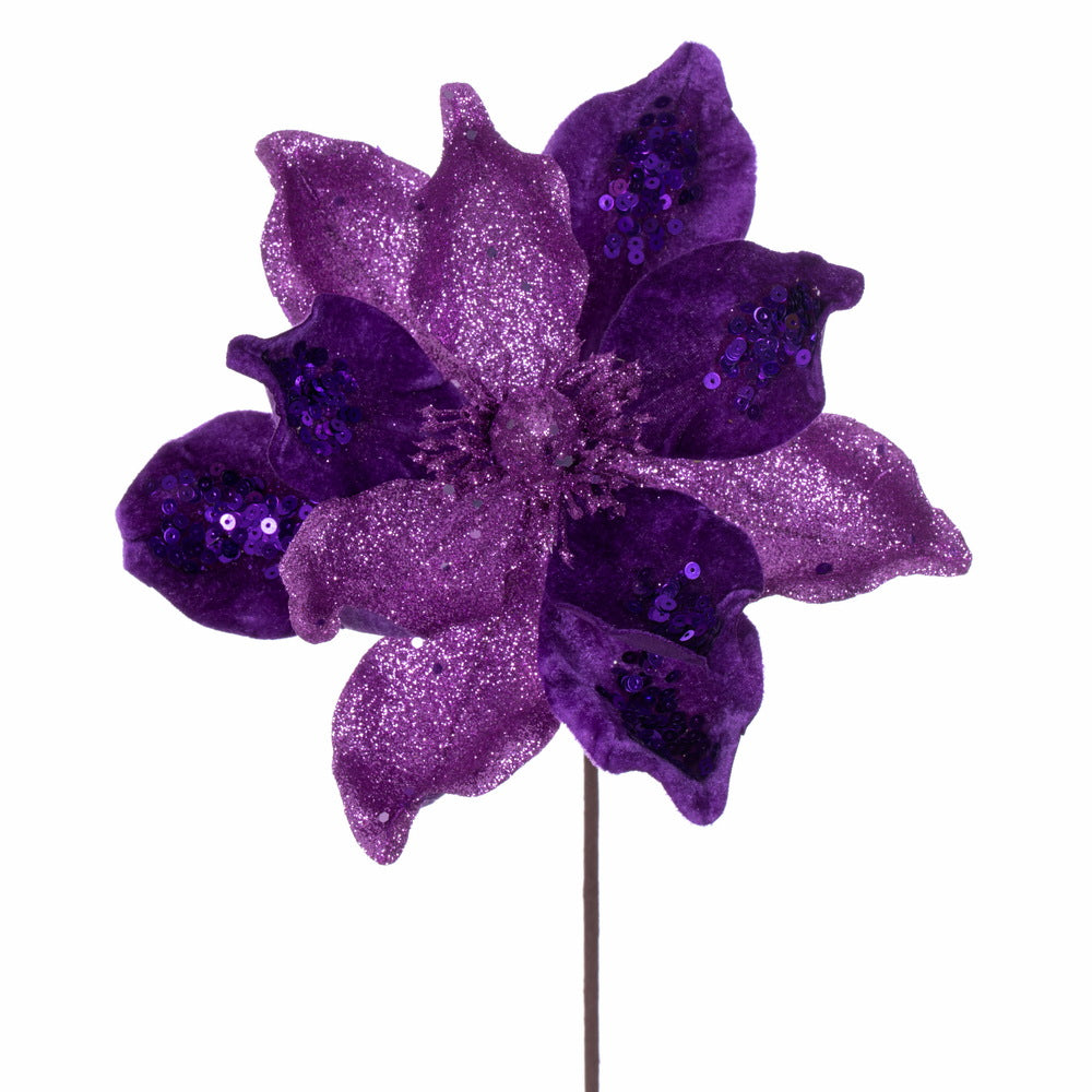 15" Deluxe Magnolia 8" Flower - Set of 6
