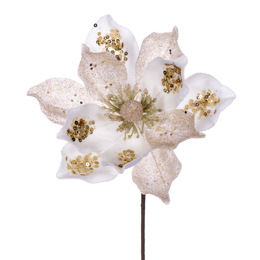 15" Deluxe Magnolia 8" Flower - Set of 6