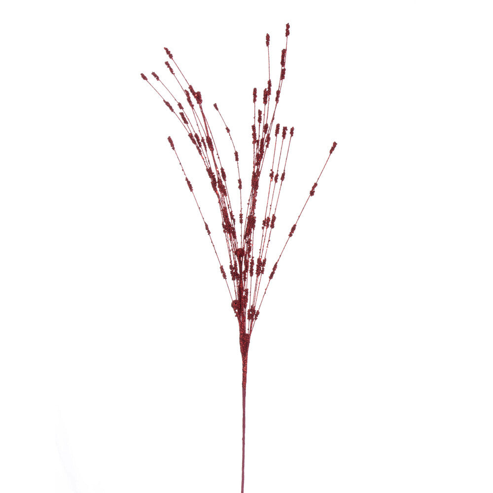 36" Berry Glitter Spray - Set of 6