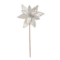 21.5" Poinsettia 11" Flower - Set of 6