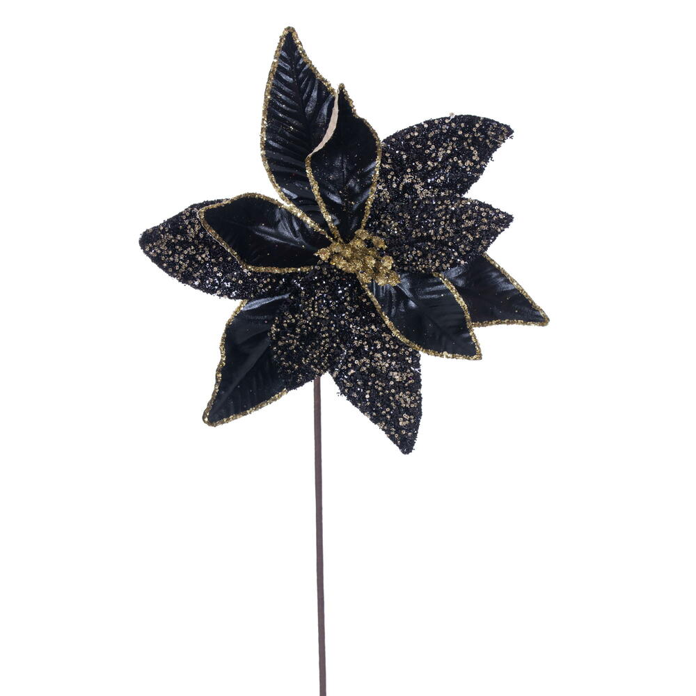 21.5" Poinsettia 11" Flower - Set of 6