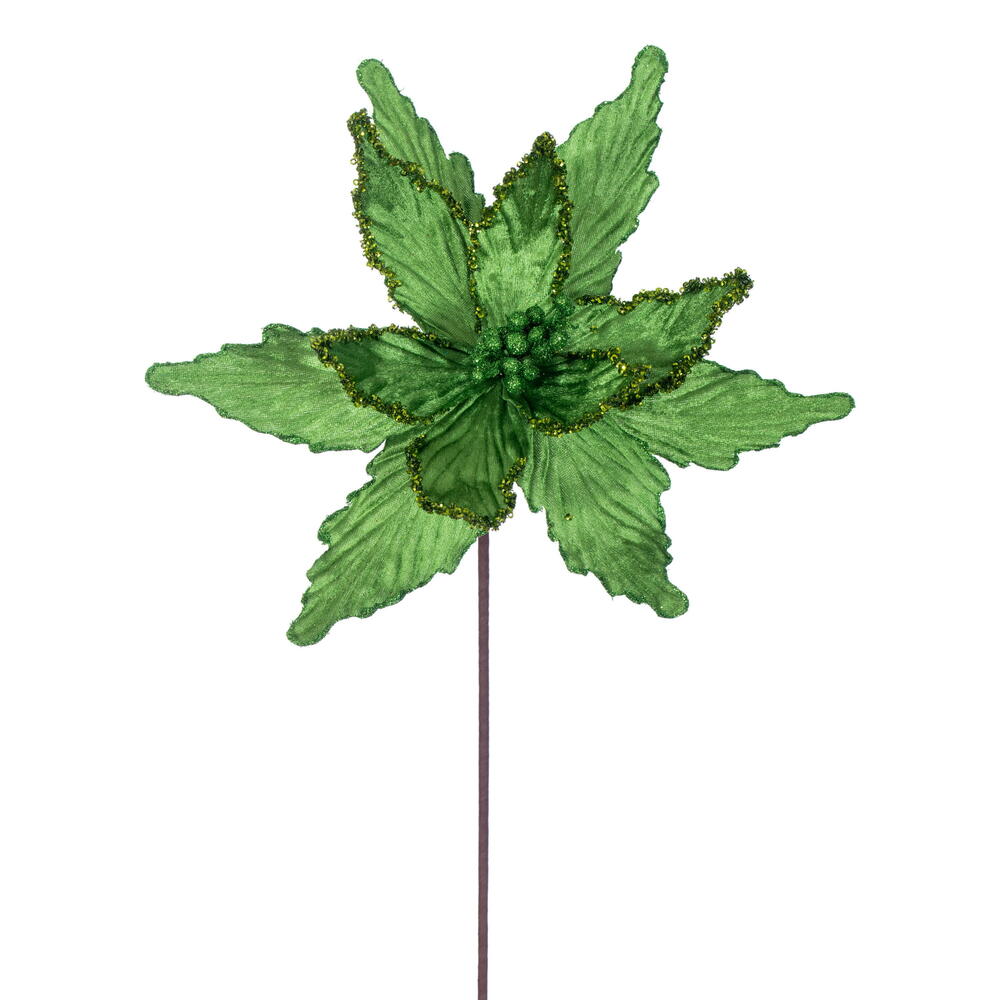 21.5" Poinsettia 12" Flower - Set of 6