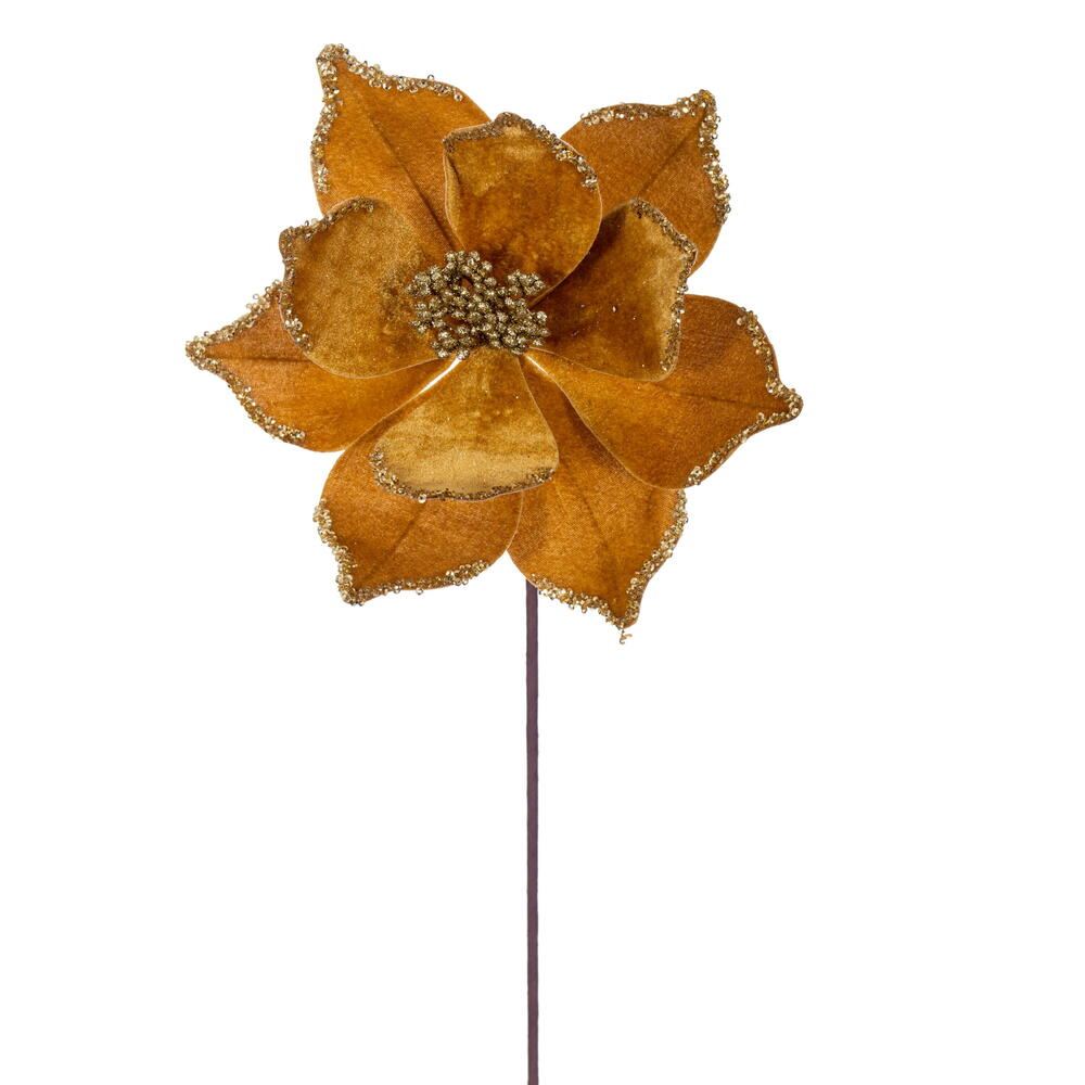 21.5" Poinsettia 10" Flower - Set of 6