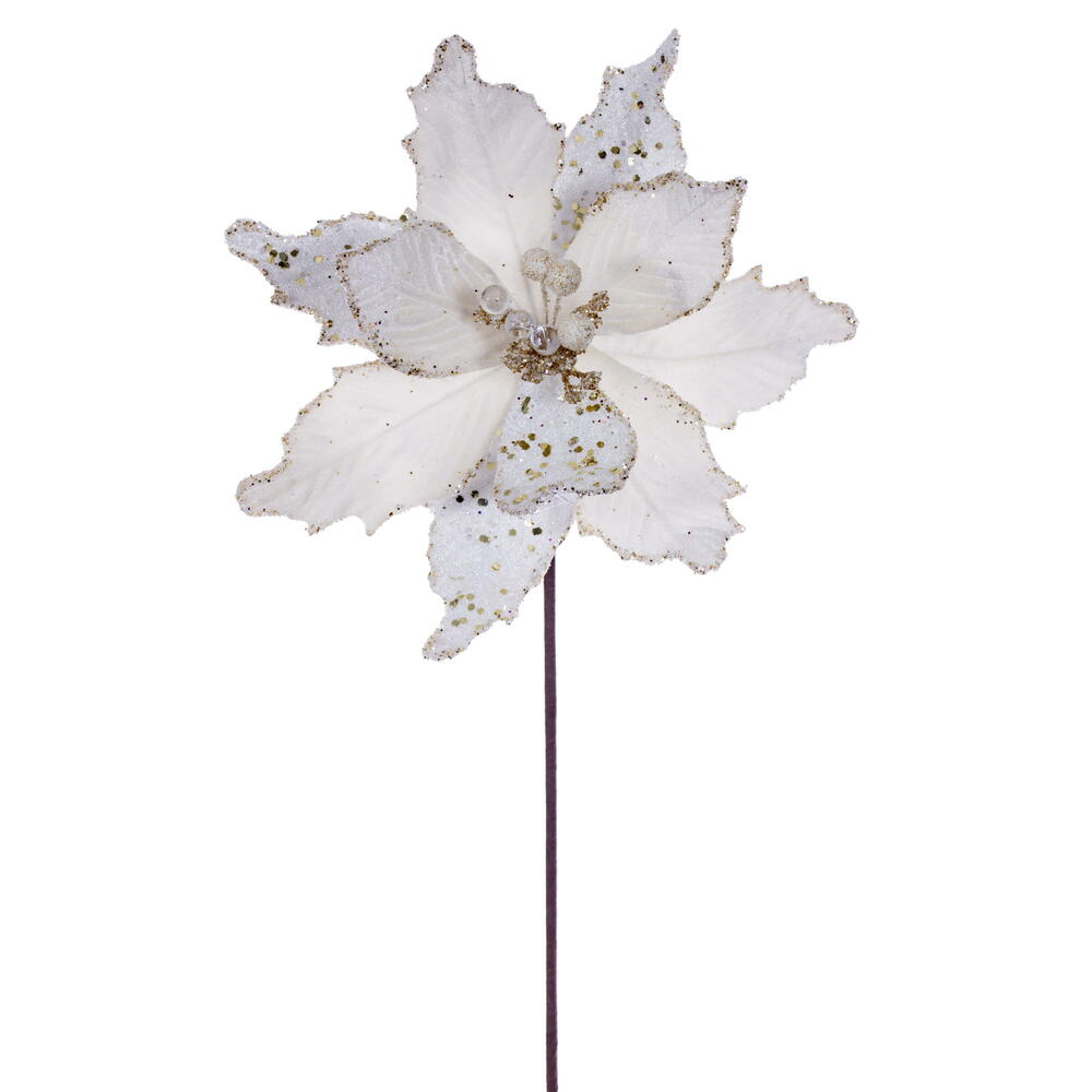 20" Velvet Sugar 11.5" Flower - Set of 3