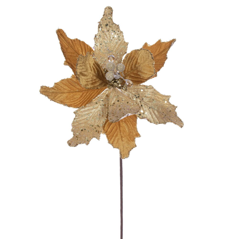 20" Velvet Sugar 11.5" Flower - Set of 3