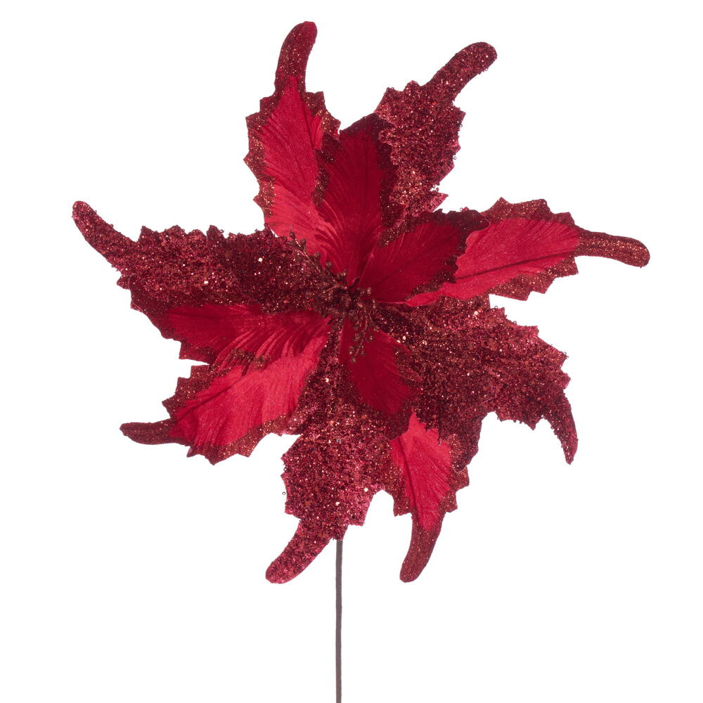 20" Grand Velvet 18" Flower - Set of 2