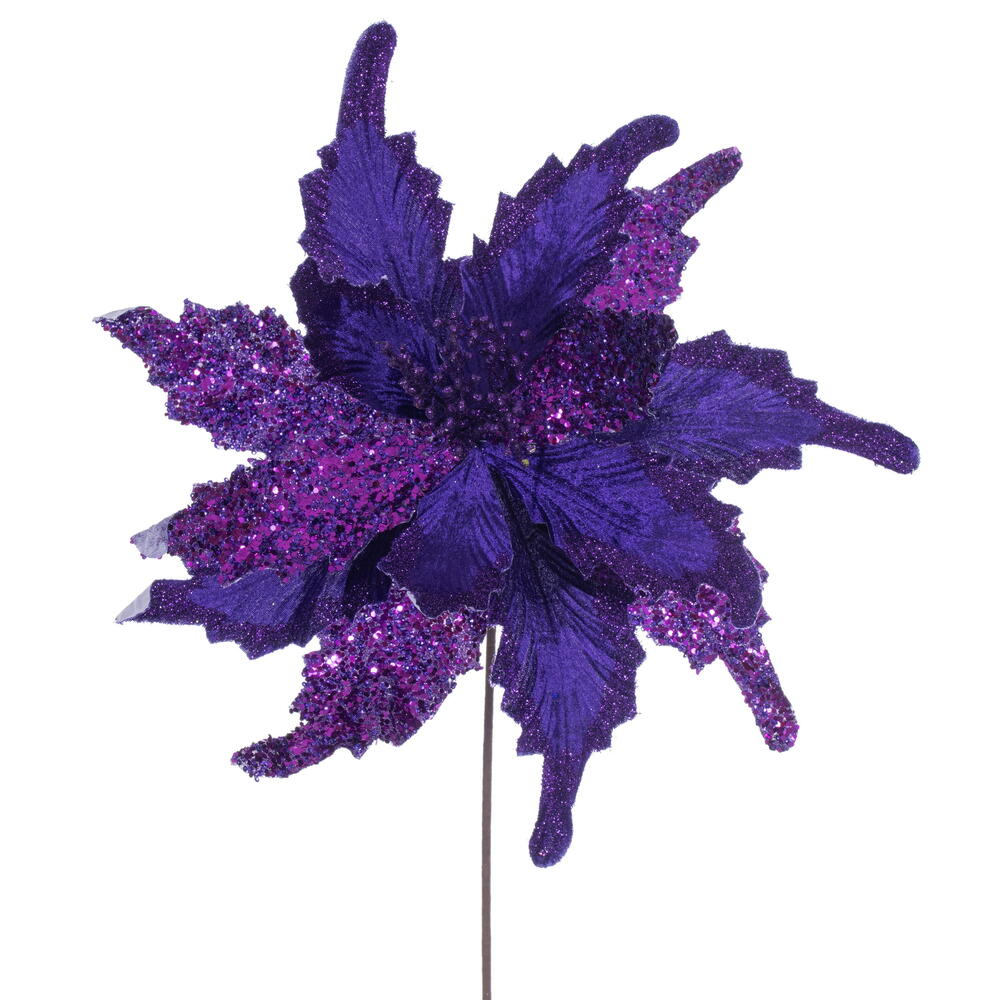 20" Grand Velvet 18" Flower - Set of 2