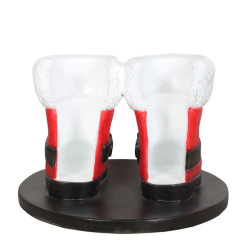 Santa Boots Photo Op Resin Display