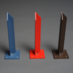 CENTER SQUARE 6x6 Silhouette Bollard