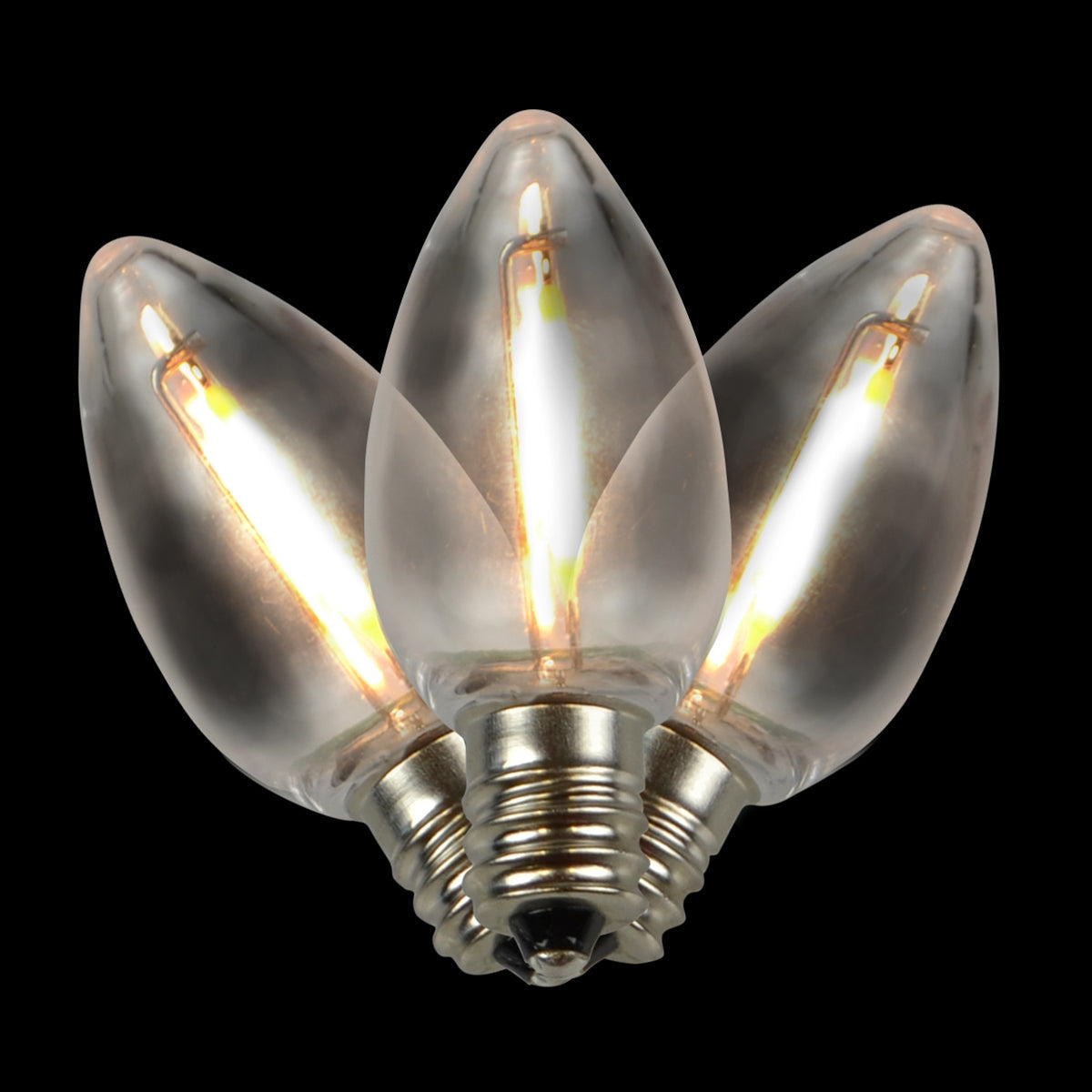 Smooth C9 Filament Bulbs - Arched and Straight