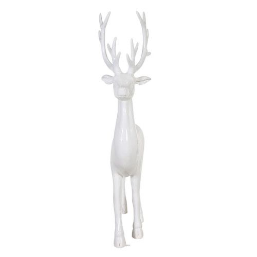 6 Foot Elegant Standing Deer Resin Display