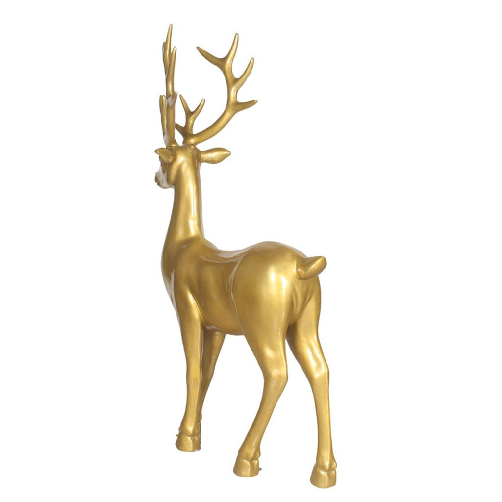 6 Foot Elegant Standing Deer Resin Display