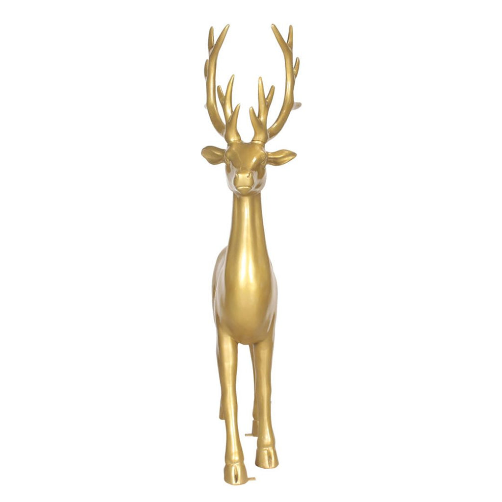 6 Foot Elegant Standing Deer Resin Display