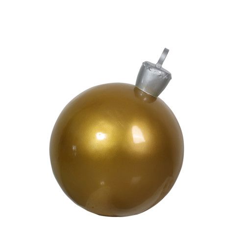 44 Inch Ornament Ball with Metal Stand Resin Display